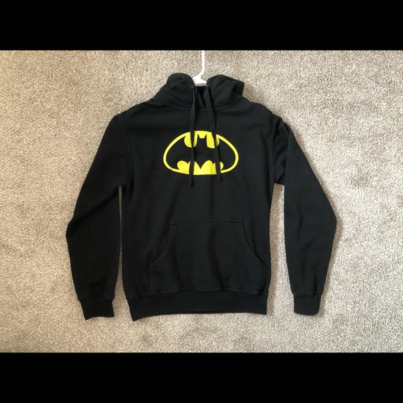 DC Comics Batman Classic Symbol Logo Hoodie Pullover Sweater Adult Size XS-Small - Picture 3 of 7